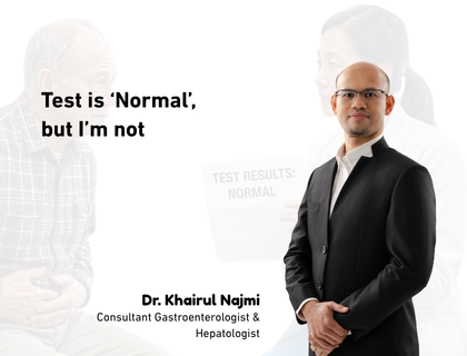 Test is ‘normal’, but I’m not