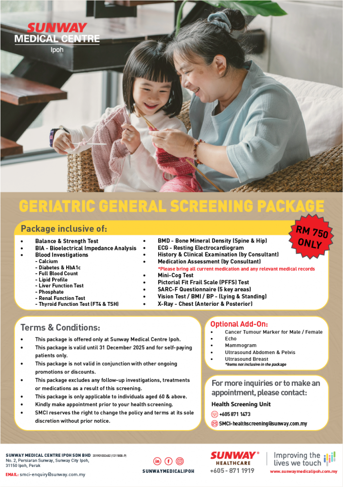 Geriatric General Screening Package