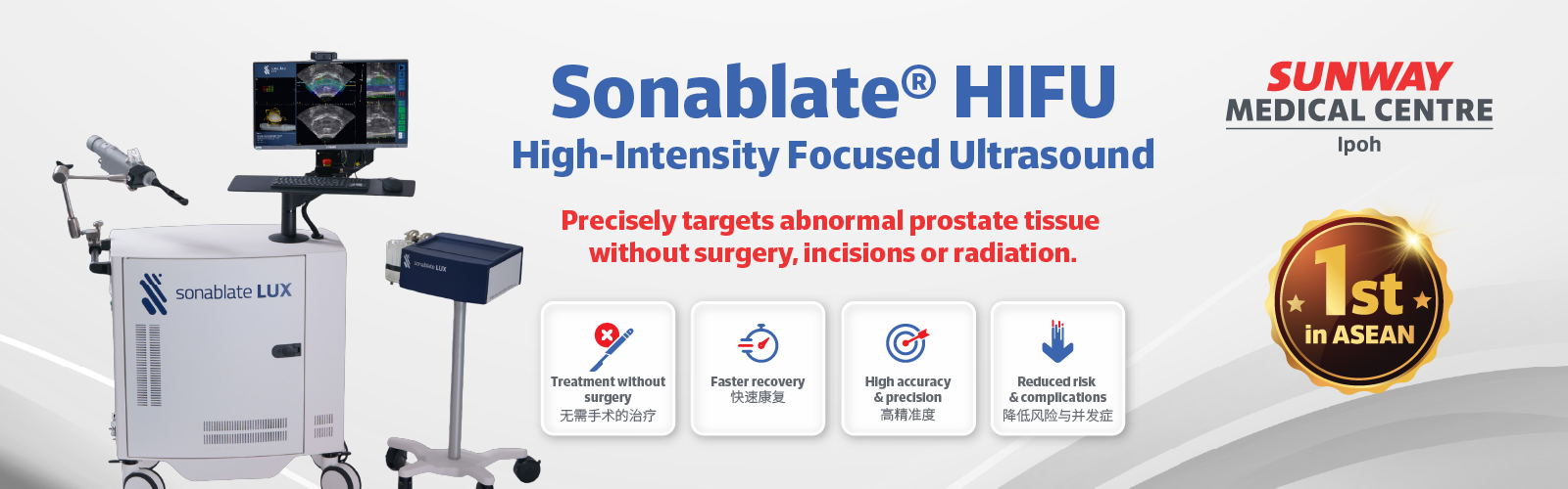 Sonablate HIFU High-intensity Focused Ultrasound